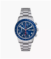 Armbanduhr Fossil Herr SPORT TOURER in Stahl FS6047